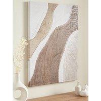 Very Home Printed Canvas With Raked Gel 60X80Cm