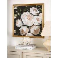 Very Home Tradition Framed Floral Canvas Print