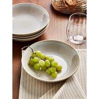 Very Home Natural Rennes Reactive Glaze Set Of 4 Pasta Bowls