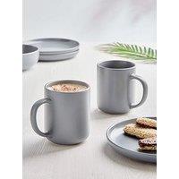 The Very Collection Grey Saintes Mugs - Set Of 4