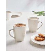 Everyday Vienne Set Of 4 Mugs In White