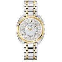 Bulova Duality Two-Tone Stainless Steel Ladies Watch