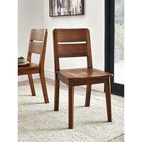 Very Home Pair Of Misha Dining Chairs - Contains Solid Wood