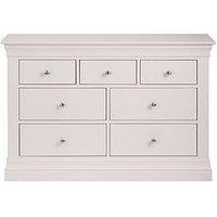 Julian Bowen Clermont Ready Assembled Wide 4 + 3 Drawer Chest