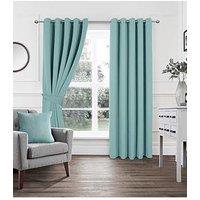 Woven Blackout Eyelet Curtains