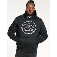 D555 Volkswagen Print Over Head Hoody - Black