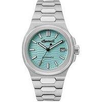 Ingersoll 1892 The Catalina Automatic Mens Watch With Turquoise Dial And Stainless Steel Bracelet - I14601