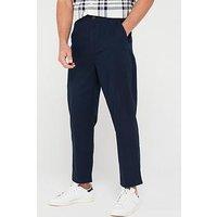 Farah Hawtin Taper Fit Trousers - Navy