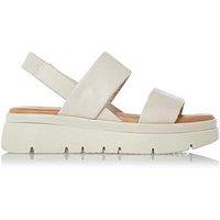 Dune London Location Ecru Padded Flatform Sandals