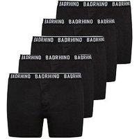 Badrhino Badrhino 5Pk Boxer Black