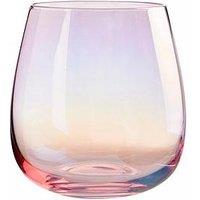 Premier Housewares Frosted Deco Set Of 4 Tumbler Glasses