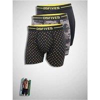 D555 3Pk Cotton Stretch Boxer Shorts