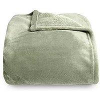 Silentnight Supersoft Throw In Sage