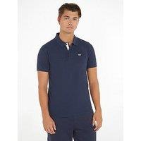 Tommy Jeans Cotton Slim Fit Polo T-Shirt - Navy