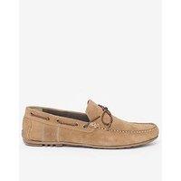 Barbour Jenson Suede Driving Shoes - Light Brown