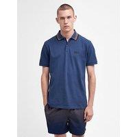 Barbour International Contrast Tipping Tailored Polo Shirt - Blue