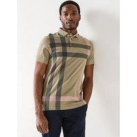 Barbour Blaine Large Check Tailored Fit Polo Shirt - Green