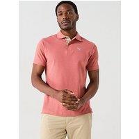 Barbour Tartan Pique Regular Fit Polo Shirt - Pink