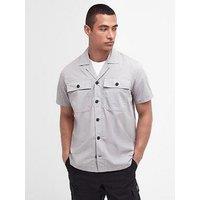 Barbour International Short Sleeve Chest Pocket Shirt - Grey