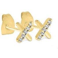 Say It With Kiss Earrings - Gold