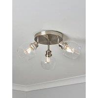 Very Home Bubble Glass 3 Light Ceiling Spot