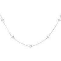 Say It With Dainty Luck Necklace Silver & Pearl