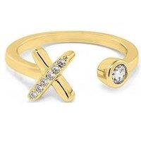 Say It With Kiss Ring - Gold