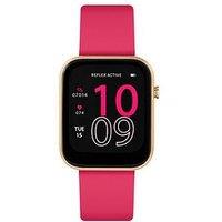 Reflex Active Series 12 Pink Strap Smart Watch