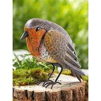 Heaven Sends Metal Robin Decoration