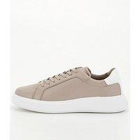 Calvin Klein Low Top Lace Up Leather Trainer