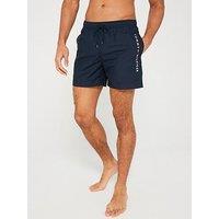 Tommy Hilfiger Medium Drawstring Swim Shorts - Navy