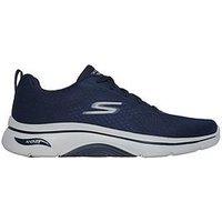 Skechers Go Walk Arch Fit 2.0 Lace Up Trainers - Navy