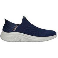 Skechers Slip-Ins Ultra Flex 3.0 Stretch Knit Trainers - Navy