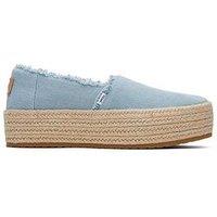 Toms Valencia Pastel Blue Espadrille