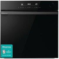 Hisense Hi6 Blackline Bsa66346Adbguk Built-In Electric Single Oven - Steam Add Plus, Wi-Fi Enabled - Jet Black