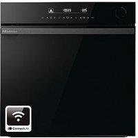 Hisense Hi6 Blackline Bsa66346Pdbguk Built-In Electric Pyrolytic Steam Add Plus, Wi-Fi Enabled Single Oven - Jet Black