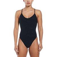 Nike Women'S Retro Flow Icon Terry One Piece-Black