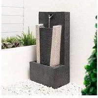 Streetwize Solar Stone Column Fountain
