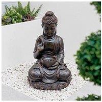 Streetwize Solar Water Feature - Meditating Buddha With Bowl