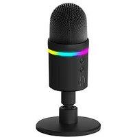 Stealth Light Up Led Usb Streaming Mic - Black