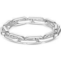 Jon Richard Silver Plated Chain Stretch Bracelet