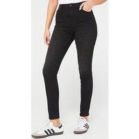 Only High Waist Skinny Jean - Black