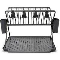 Brabantia Sinkside Foldable Dish Rack - Dark Grey