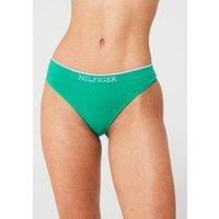 Tommy Hilfiger Monotype Thong - Green
