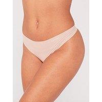 Calvin Klein Invisibles Thong - Brown