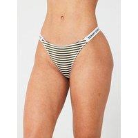Tommy Jeans Heritage High Waisted Thong - Multi