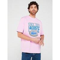 Lacoste Since 1933 Logo T-Shirt - Pink