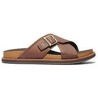 Timberland Amalfi Vibes Cross Strap Sandal - Brown