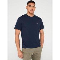 Lacoste Midi Weight Cotton Jersey T-Shirt - Dark Blue