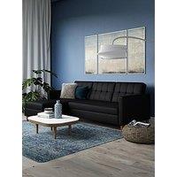 Dorel Home Hartford Sectional Corner Futon - Black